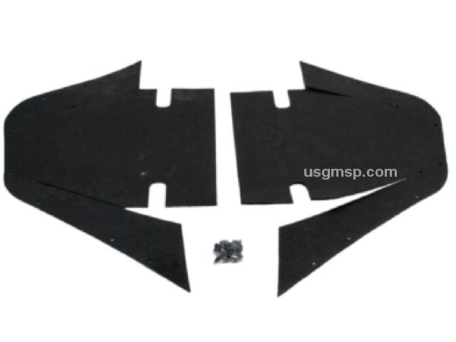 Control Arm Dust Shields: 68-82 Corvette Fron